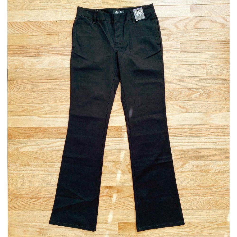 Lee Women's Twill Pants Mid Rise Bootcut Size 5